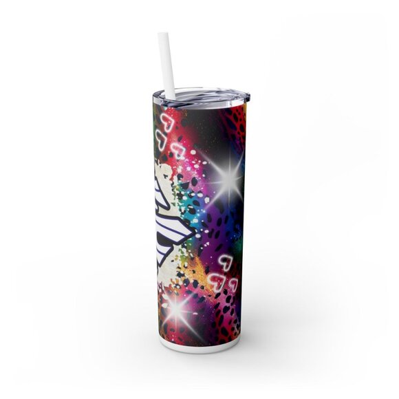 Mama Pink Glitter Tumbler with Straw, 20oz - Picture 4 of 5